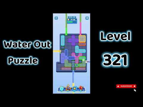 Water Out Puzzle Level 321 Walkthrough 💧 | Step-by-Step Solution | SolutionGuruji