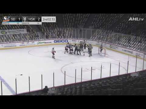 AHL FIGHTS: San Diego Gulls vs Henderson Silver Knights 02-26-2021