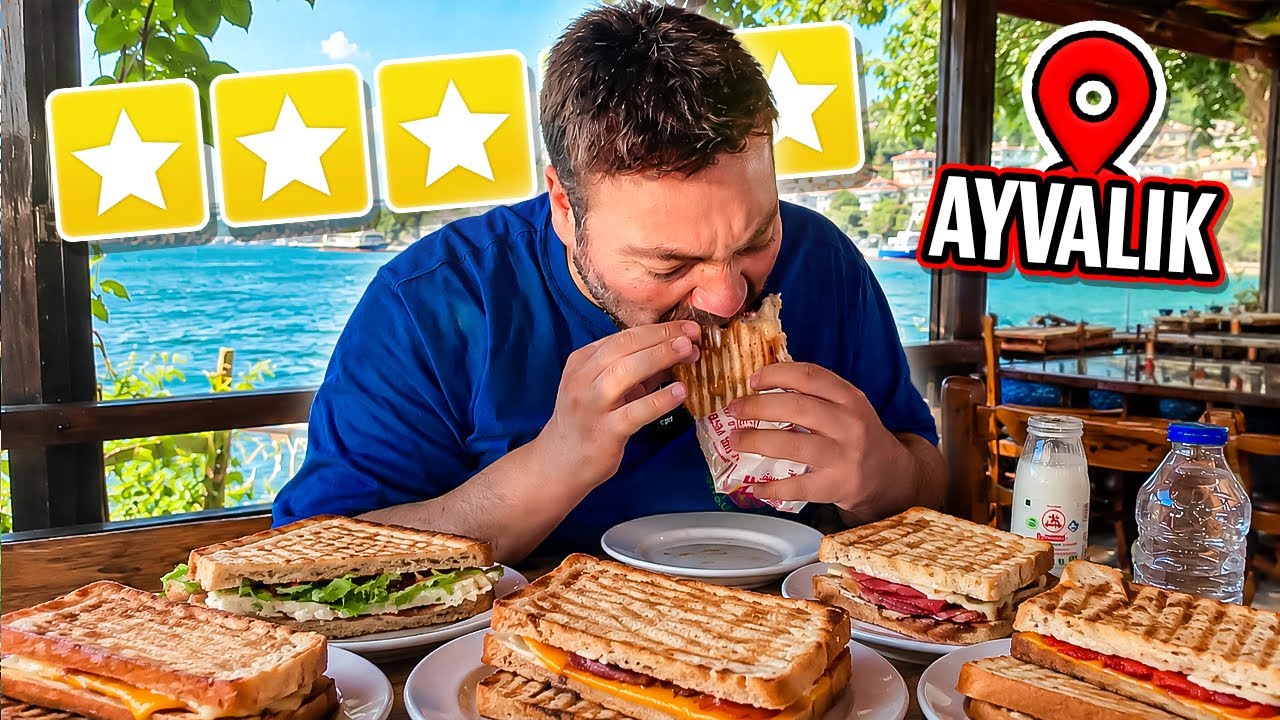 AYVALIK'IN YÜKSEK PUANLI TOSTÇULARINI DENEDİM!