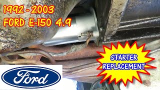 Ford Econoline E150 Starter Replacement