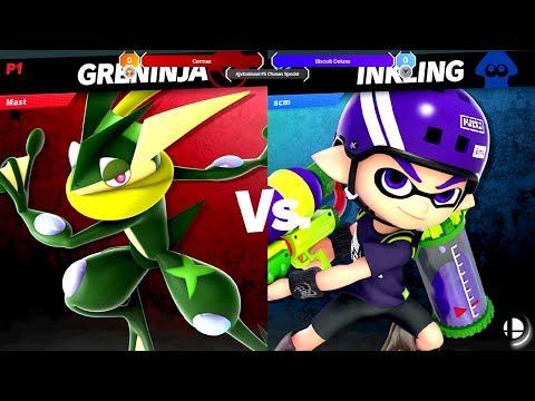 Biscuit Deluxe (Greninja) vs SirCerMax (Inkling) - Ajvitational #5: Chuaan special - Losers Round 1
