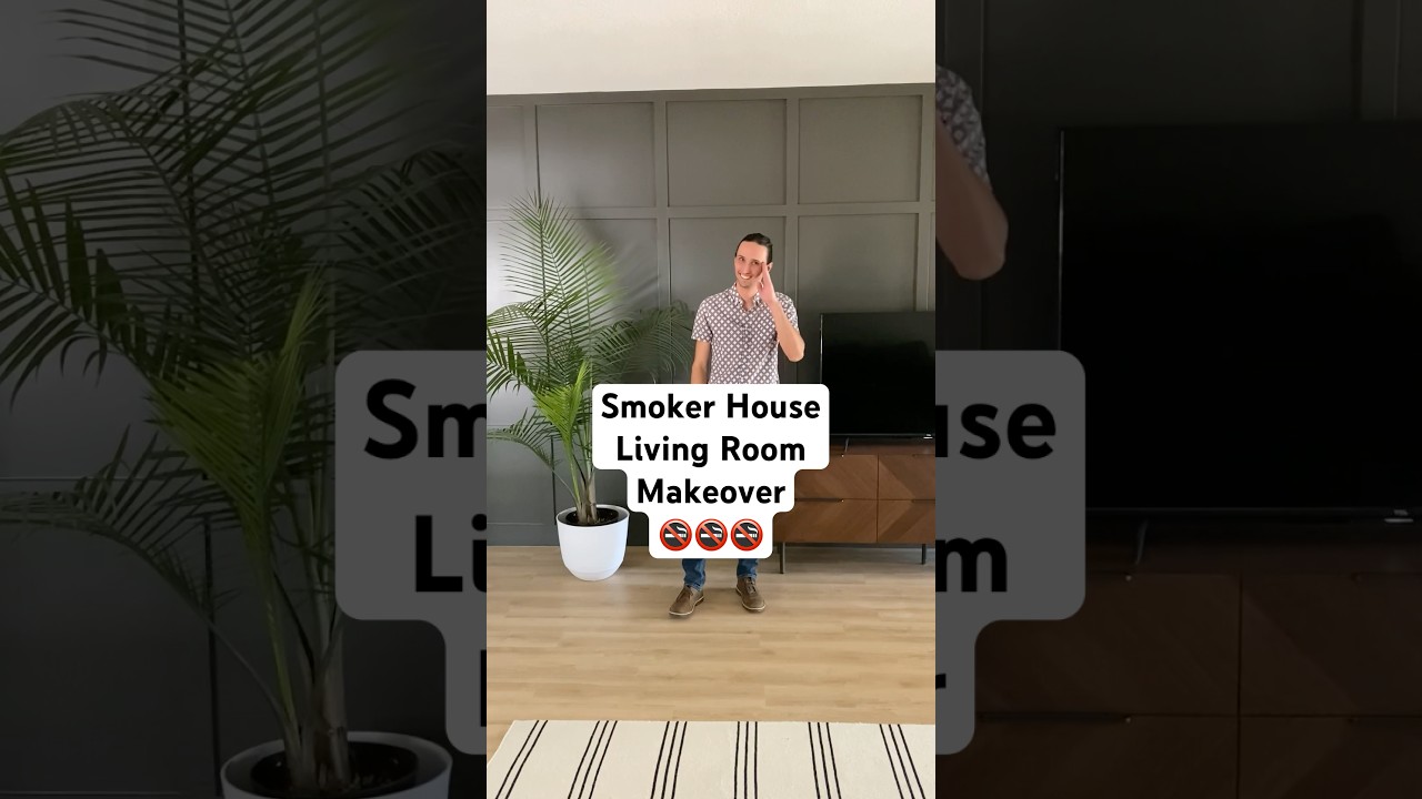 I wish you could smell those carpets 🤮 #smokerhouse #homerenovation #livingroomdesign