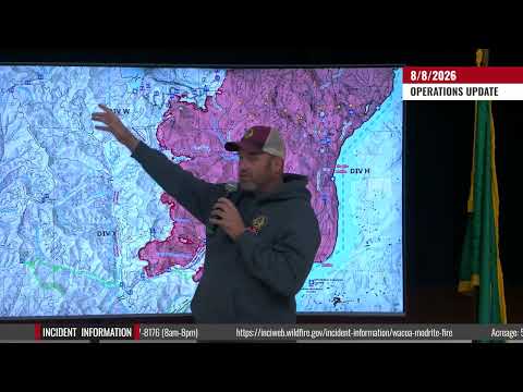 Modrite Fire Operational Update August 8 2026