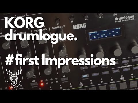 KORG Drumlogue Hybrid Drum Machine First Impressions