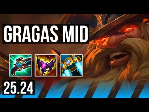 GRAGAS vs YONE (MID) | 49K damage | NA Master | 25.24
