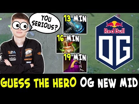Guess the hero — new OG mid Topson vs Ramzes