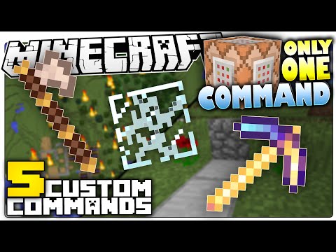 Minecraft | 5 Custom Commands That Make Minecraft Less Annoying | Only One Command Block