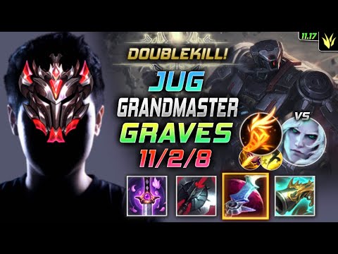 GrandMaster Graves Jungle vs Viego - 천상계 장인 정글 그브 템트리 룬 요우무 기발 グレイブス Грейвз 法外狂徒 葛雷夫 - LOL KR 11.17