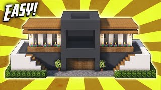 Minecraft: How To Build A Large Modern House Tutorial (#46)