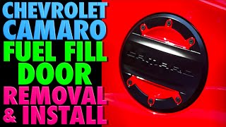 Gen6 Camaro Fuel Filler Door Removal & Install.