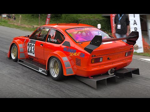 The 10,000rpm Kadett C with ITBs hillclimb MONSTER | 320hp/800kg Opel CIH naturally aspirated engine