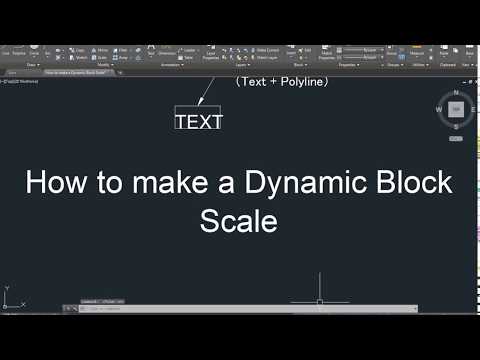 AutoCAD How to make a Dynamic Block Scale