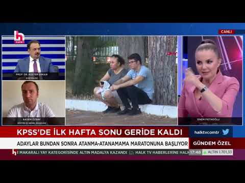 Genel Başkanımız Kadem Özbay, Halk Tv canlı yayınına katılarak KPSS sınavı ile ilgili değerlendirmelerde bulundu.23/07/2023 | EĞİTİM İŞ