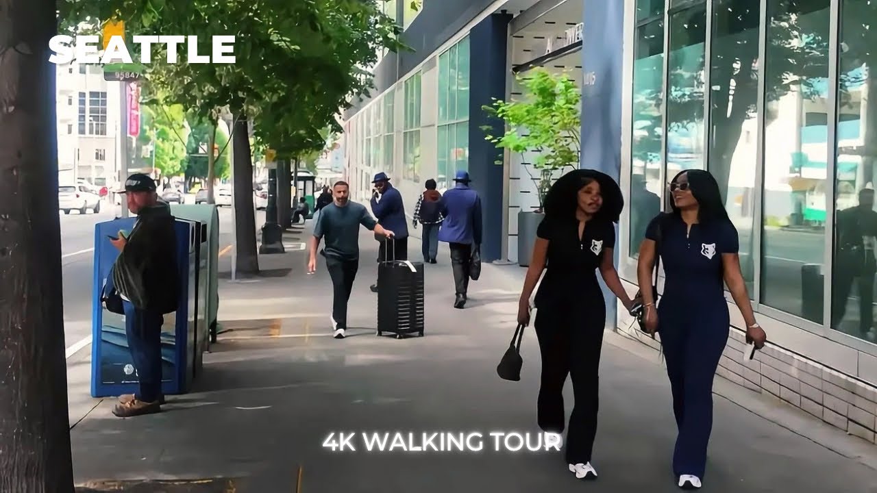Seattle Downtown - What Happens In This City - 4k Walk
