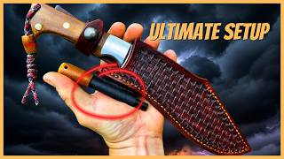 Ultimate Kukri Sheath Build (With Ferro Rod!)