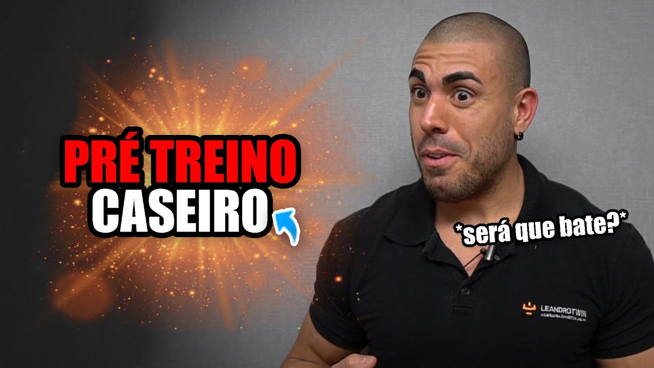 Pré treino caseiro que pode ser eficiente