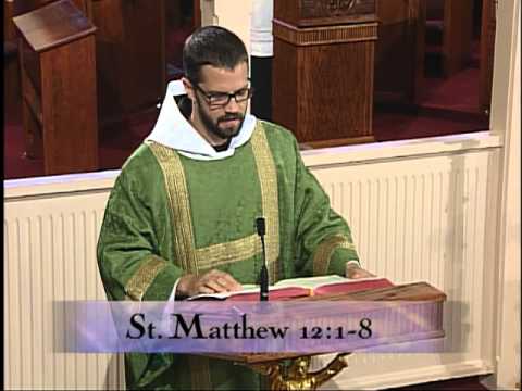 Homily 2012-07-20 - Rev Br Paschal Mary MFVA - Weekday