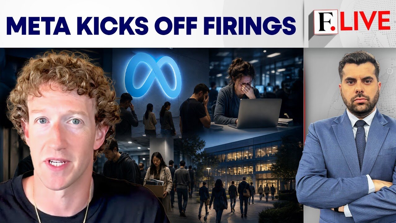 Meta Begins Layoffs With 4 AM Emails | 8,000 Jobs Cut Amid AI Push: Report | Firstpost Live | 4K