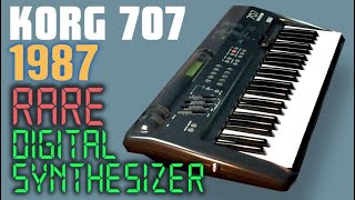 Video thumbnail for KORG 707 Digital Synthesizer 1987 | HD DEMO by AnalogAudio1