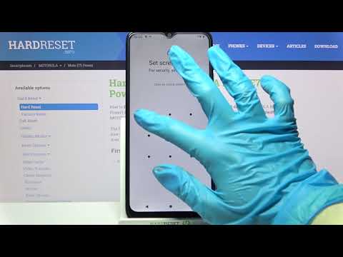 Add Lock Screen Method – MOTOROLA MOTO E7I POWER Power and Security Options
