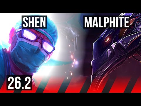 SHEN vs MALPHITE (TOP) | Good KDA: 17/1/16, 57K damage | BR Grandmaster | 26.2