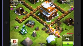 preview picture of video 'Shamblesguru's First Defence   Clash of Clans'