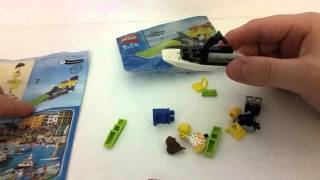 YouTube thumbnail: Lego City Jet Ski 30015 Build Model Moment Episode 81A
