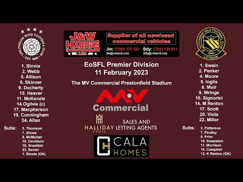 Linlithgow Rose v Lothian Thistle Hutchison Vale – 11 February 2023