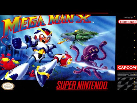 Megaman X - Arms upgrade - exact location to make the jump - Flame Mammoth - walkthrough #9 SNES
