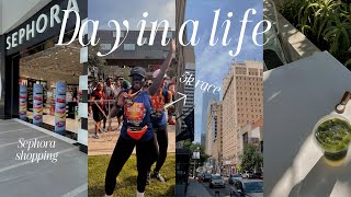 PRODUCTIVE DAY IN A LIFE | 5k race, sephora run, deep cleaning apt