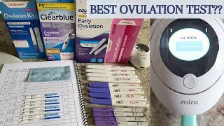 WHICH OVULATION TEST IS THE BEST?! Testing 6 different ones with line progressions!