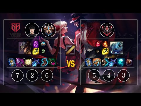 SB FATE Twisted Fate vs Fizz Mid - KR Patch 10.12