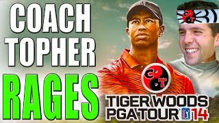 Coach Topher RAGES Playing Tiger Woods Golf With Friends