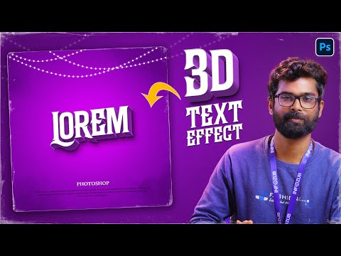 Create Bold 3D Text Effect in Photoshop (Quick & Easy)
