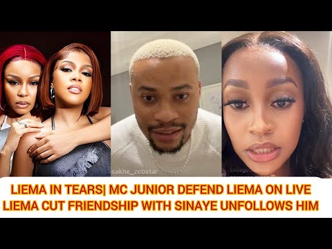 LIEMA in TEARS| MC JUNIOR defend LIEMA on Live| LIEMA cut friendship with SINAYE & unfollows him