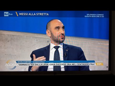 Michele Gubitosa ospite ad "Agorà" Rai3 05/02/2026