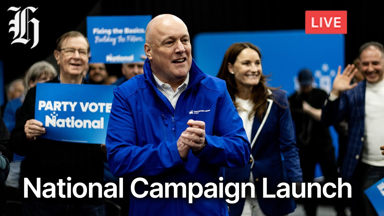 NZ Herald LIVE: National party campaign launch