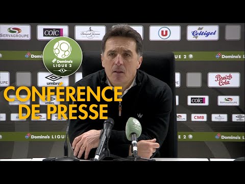 Conférence de presse EA Guingamp - FC Lorient ( 2-1 )  / 2019-20