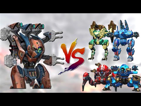 [WR] TYPHON vs TANK (Fenrir, Falcon, Invader, Weyland) | War Robots Remastered Test Server