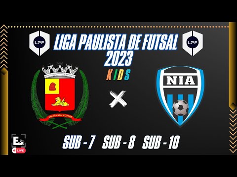 LIGA  PAULISTA DE FUTSAL 2023 - RIO CLARO Futsal  x  GUARULHOS/NIA/IEG  - SUB 7 - SUB 8 - SUB 10
