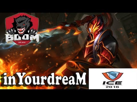 inYourdreaM Dragon Knight  | Boom ID vs Underground In.  Indonesia Cyberia E-Sport Tournament 2016