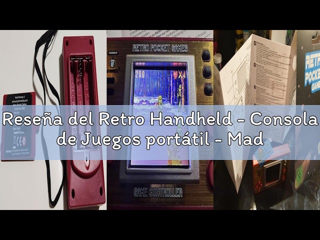 Vídeo relacionado con Retro Handheld - Consola de Juegos portátil - Mad Monkey