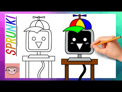 How To Draw Mr. Fun Computer from Incredibox Sprunki | Easy Drawing Tutorial