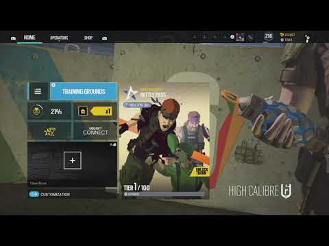 High Calibre new menu animation and music