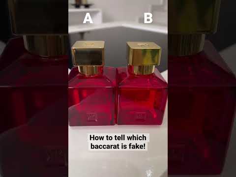 HOW TO TELL WHICH BACCARAT ROUGE 540 IS FAKE #fragranceshorts #baccaratrouge540