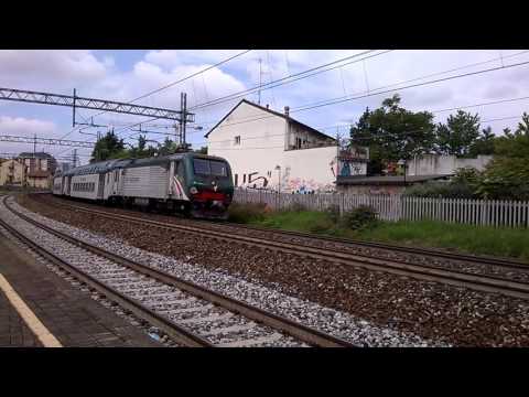 E464 465 Trenord+6 2 piani Trenord e XMPR - Monza Sobborghi - 14/05/2016