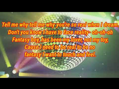 Fantasy Boy by New Baccara Lyrics