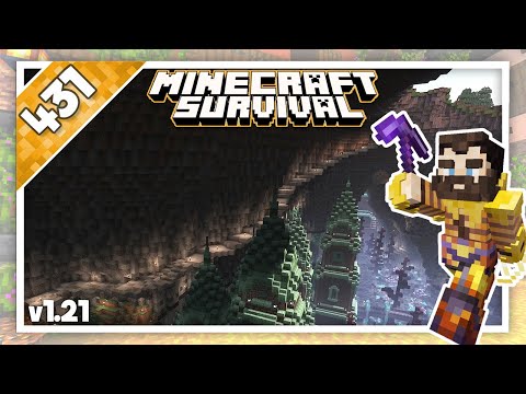 Minecraft Survival | Relaxing Builds - Cliffside Road (No Commentary, Lofi) | Ep.431