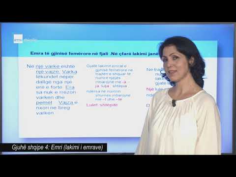 Gjuhë shqipe 4 - Emri (lakimi i emrave)