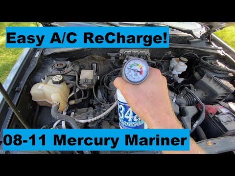 How To ReCharge AC Mercury Mariner 3.0 v6 2008 2009 2010 2011 08 09 10 11